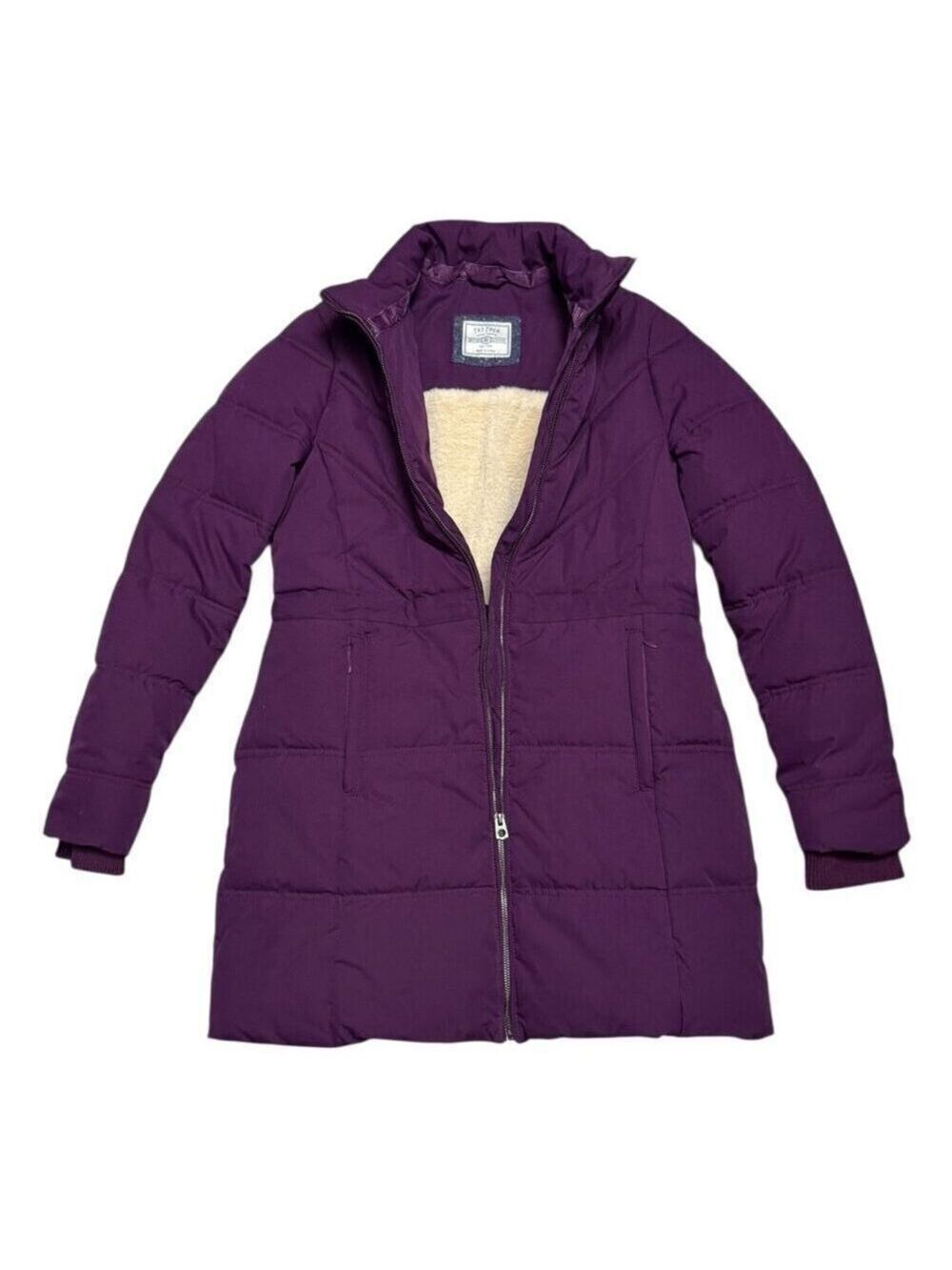 FAT FACE Designer Fleece Lined RECYCLED POLYESTER FILL Parka Coat Womens XS